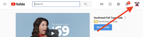 YouTube 帐户
