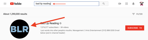 YouTube 的沟道图标
