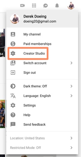 YouTube Creator Studio