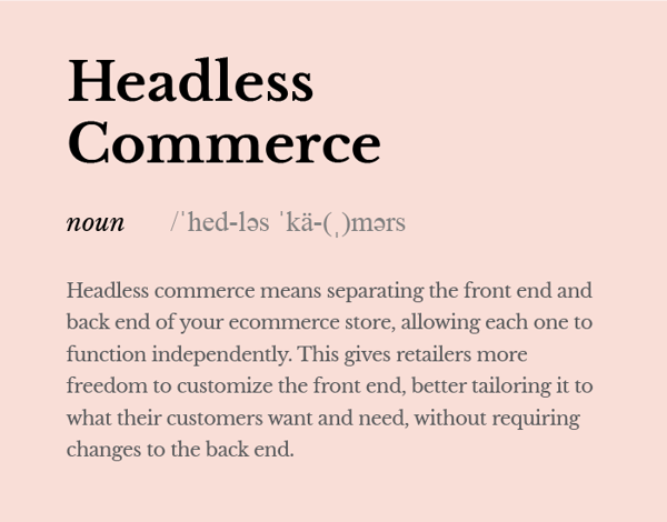 headless commerce definition