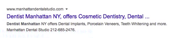 meta description