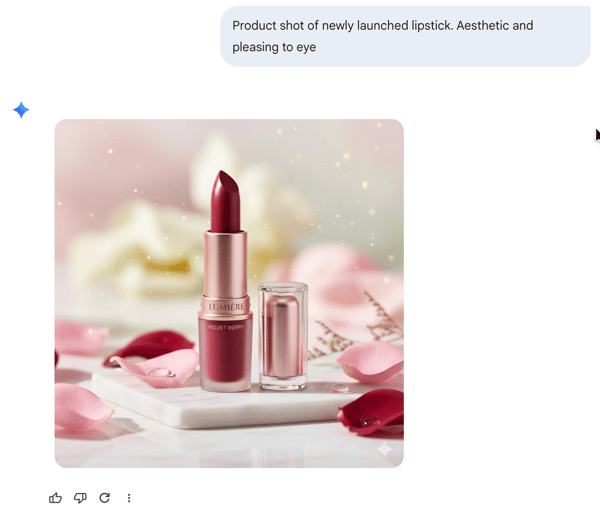 Product shots using Gemini