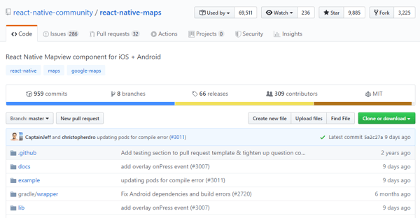 react native maps