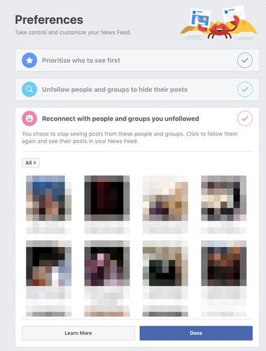 Reconnect with Unfollowed Friends on Facebook