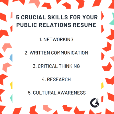 SKILLS FOR YOUR PUBLIC RELATIONS RESUME
