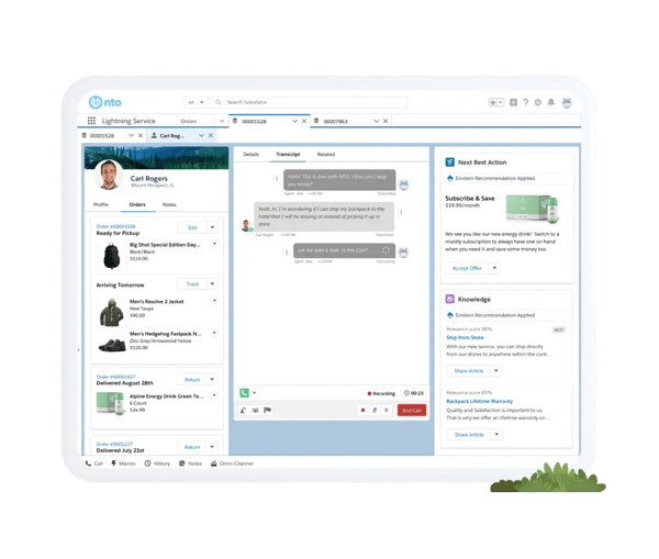 Salesforce Order Management order support