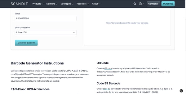 Scandit Barcode Scanning
