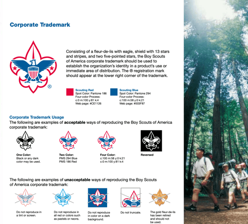 Scouts Style Guide Example