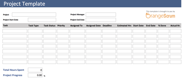 project template creative timesheet orangescrum