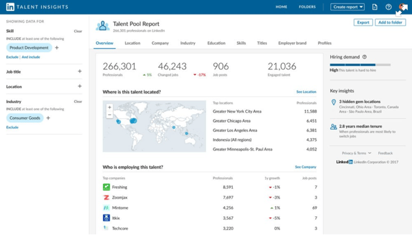 LinkedIn Talent, a recruiting automation software