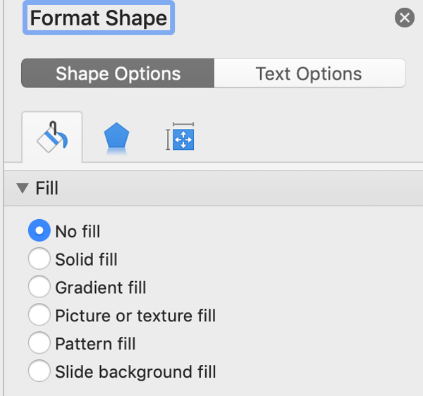 format shape powerpoint border