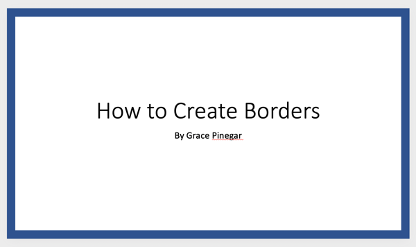 border example powerpoint border