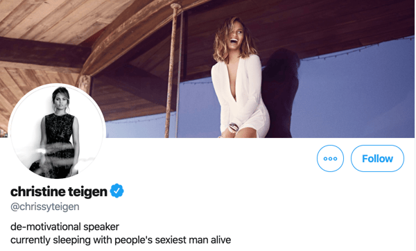 Chrissy Teigen Twitter Account