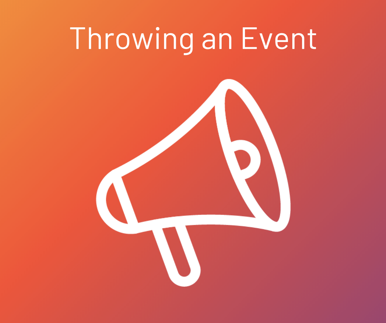 throwing an event