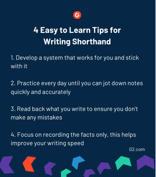 shorthand tips and tricks