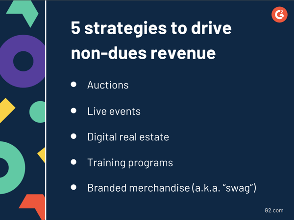 strategies to drive non-dues revenue