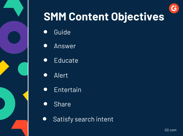 SMM content objectives