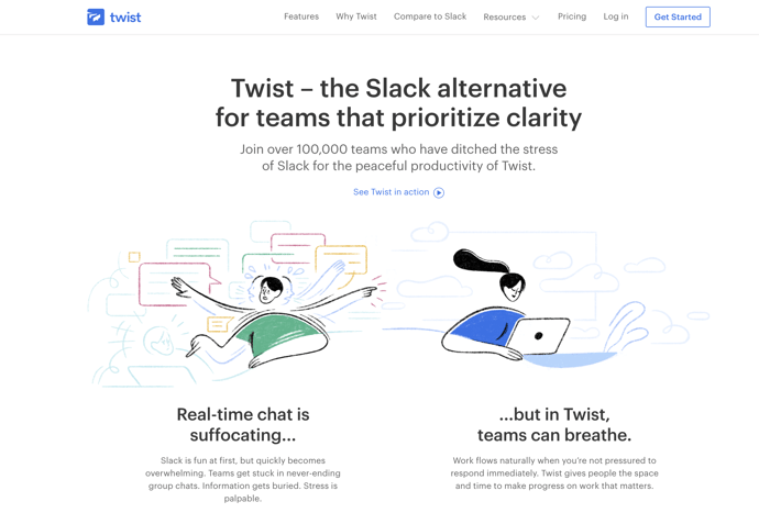 twist vs slack