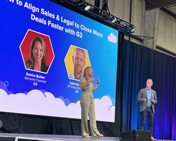 Eunice Buhler and Colin Danaher present at SaaStr Annual