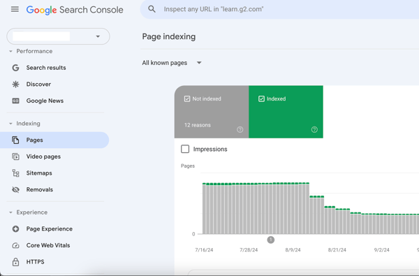 Indexing issues with GSC