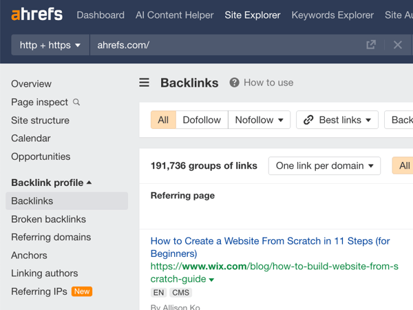 backlink audit