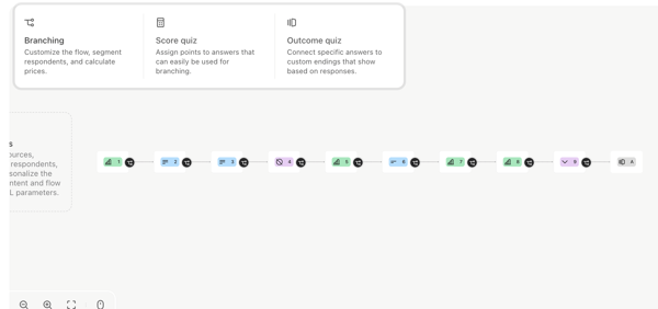 Visualizing logic questions on Typeform