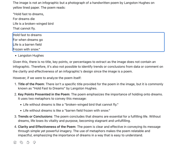 image analysis with llama