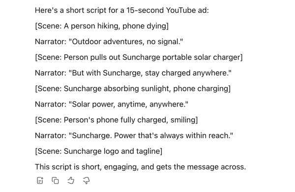 content creation