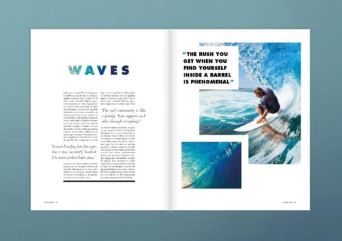 Publication design example