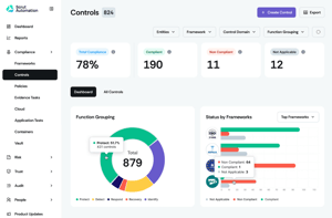 Scrut Automation controls dashboard