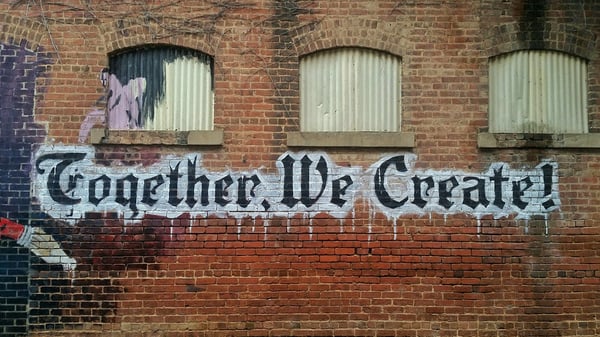 together, we create 
