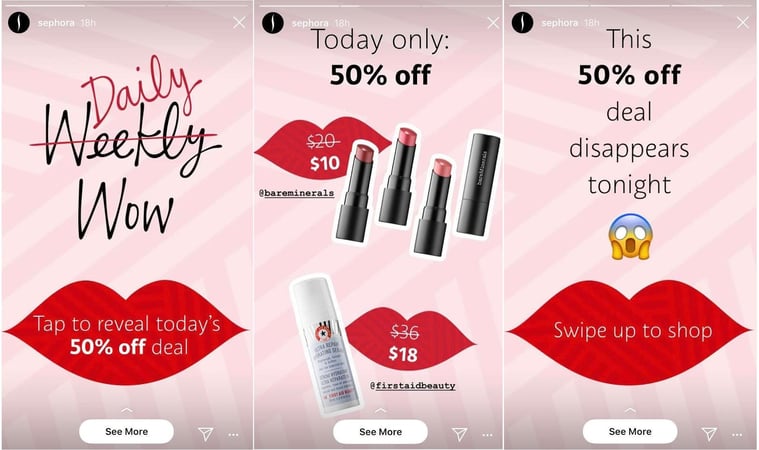 Sephora ecommerce marketing example