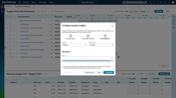 ServiceNow Strategic Portfolio Management