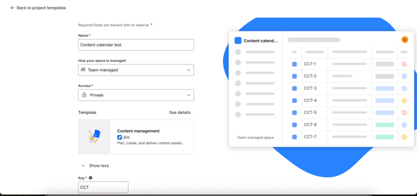 Setting up projects on Jira