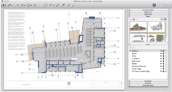 Plano de planta SketchUp 