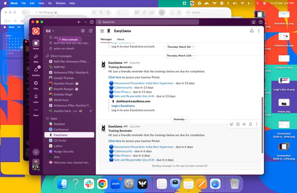 Slack integrations