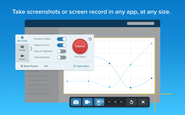 Snagit screen record