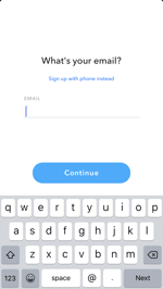 Snapchat email