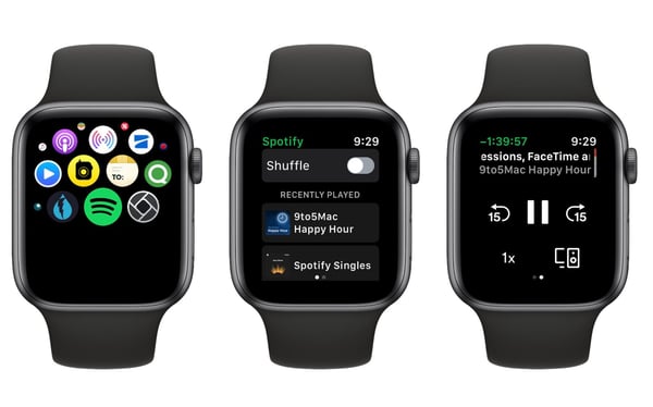 Spotify pour Apple Watch app