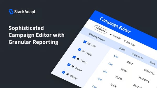 StackAdapt platform dashboard