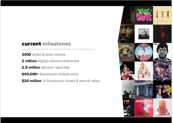 Traction slide example - Single Music