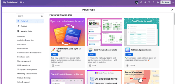 Trello integration