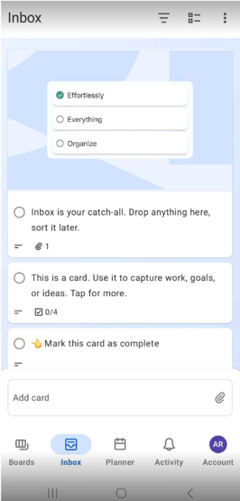 Trello mobile
