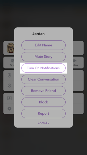 what does snapchat do not disturb do