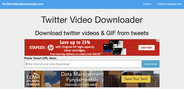 TwitterVideoDownloader