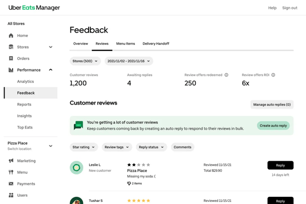 Uber Eats for Merchants