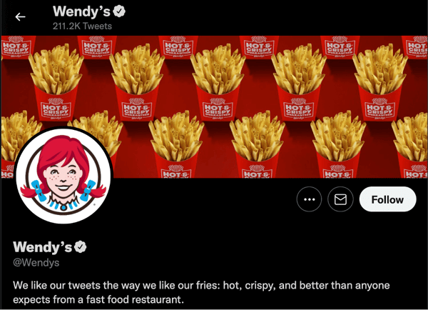 Wendys fun interaction with audience on social media