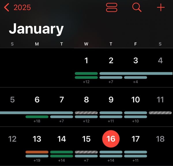 Calendar apps: iCal