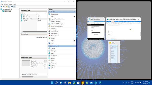 Windows 11 multitasking