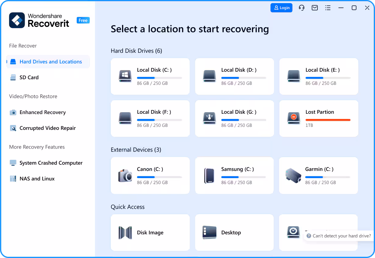 Wondershare Recoverit